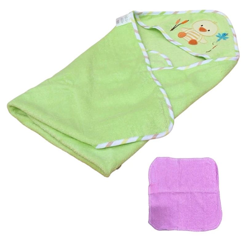 GENERICO - Set: 1 toalla de baño con 5 toallas tutos para bebes