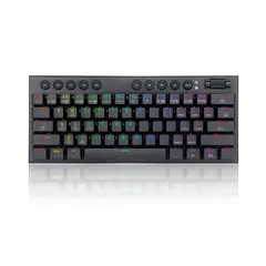 REDRAGON - Teclado Gamer Horus Mini Wireless Inglés K632RGB-PRO Negro.