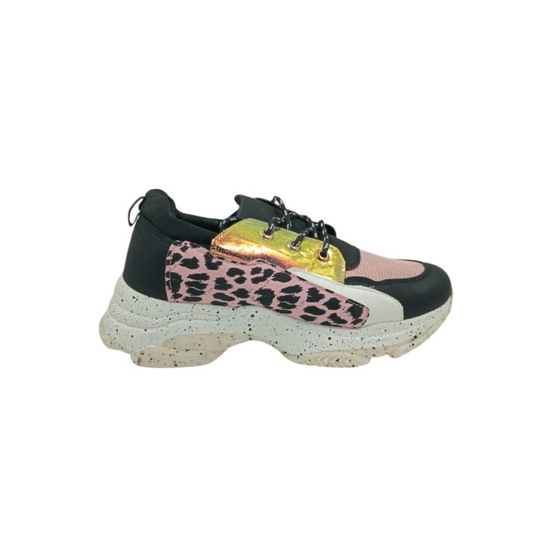 HERIEL - Zapatilla Rosa Print Mujer