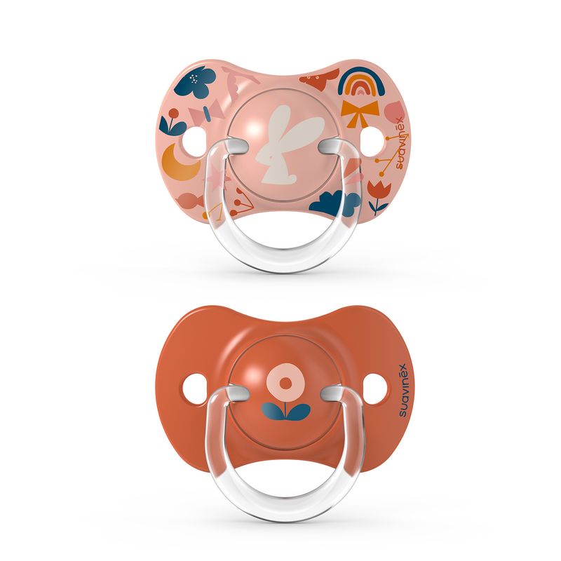 SUAVINEX - CHUPETE FISIOLOGICO SILICONA +18 MESES 2UN FOREST ROSA