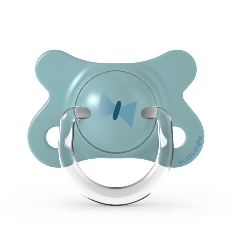 SUAVINEX - CHUPETE FISIOLÓGICO SILICONA -2 a 4 MESES FOREST AZUL