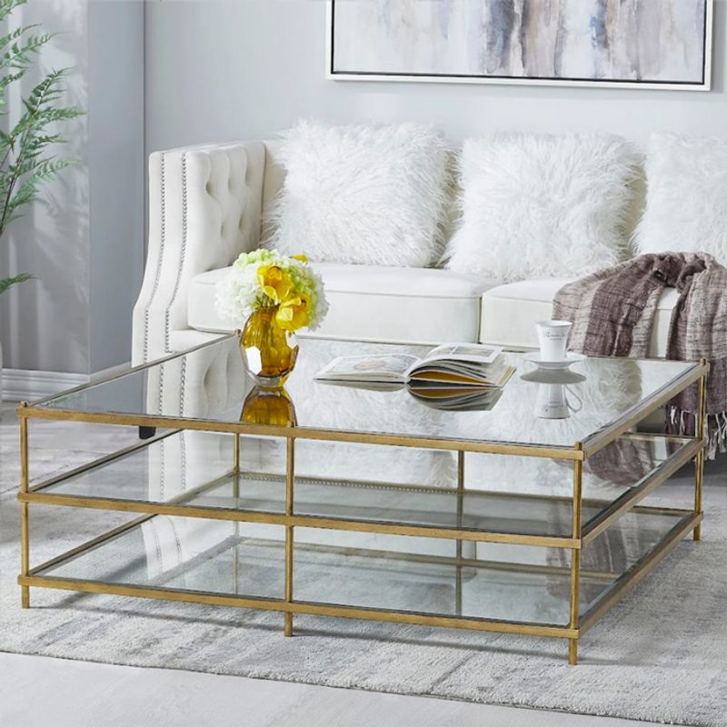 MSA MUEBLES SANTA ANA - Mesa Centro Gold Drag