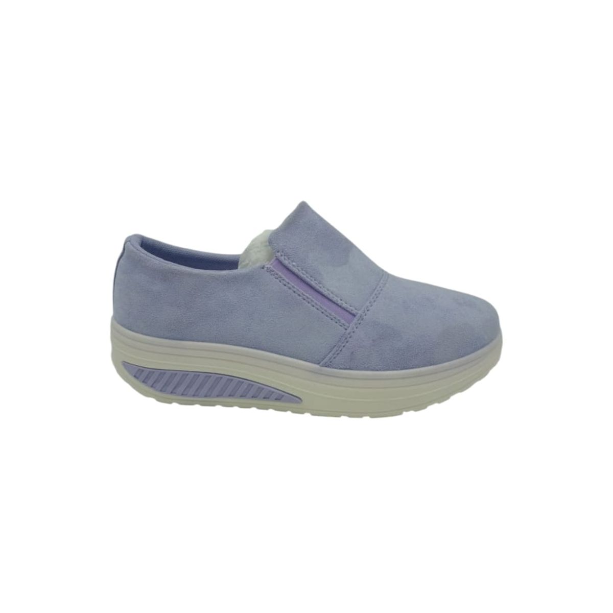 HERIEL - Zapatilla Purpura Plataforma Mujer