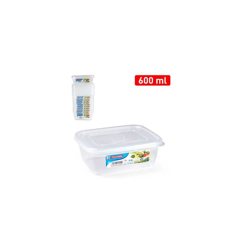 GENERICO - TUPPER PLASTICO 600ML