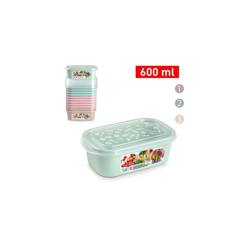 GENERICO - TUPPER PLASTICO 600ML