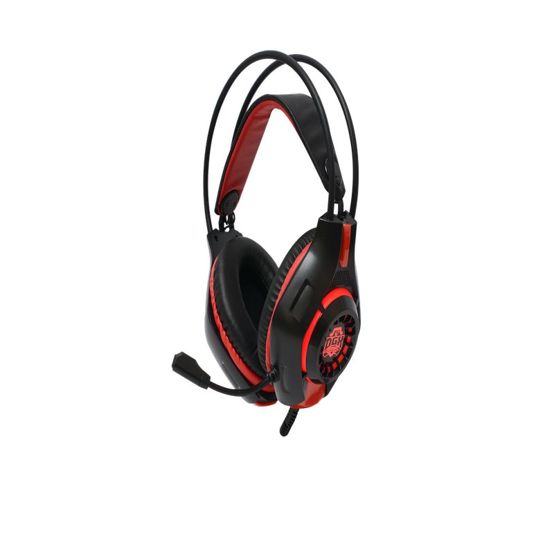 DGX - Auricular Gamer HYPERNOVA DGX rojo  Confort y Potencia