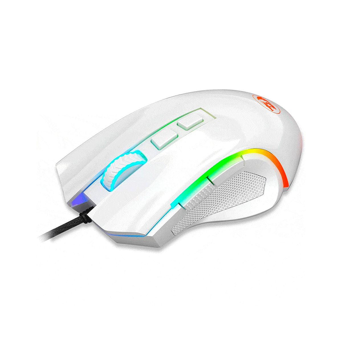REDRAGON - Mouse Gamer Redragon M607W Griffin RGB 7200dpi Blanco