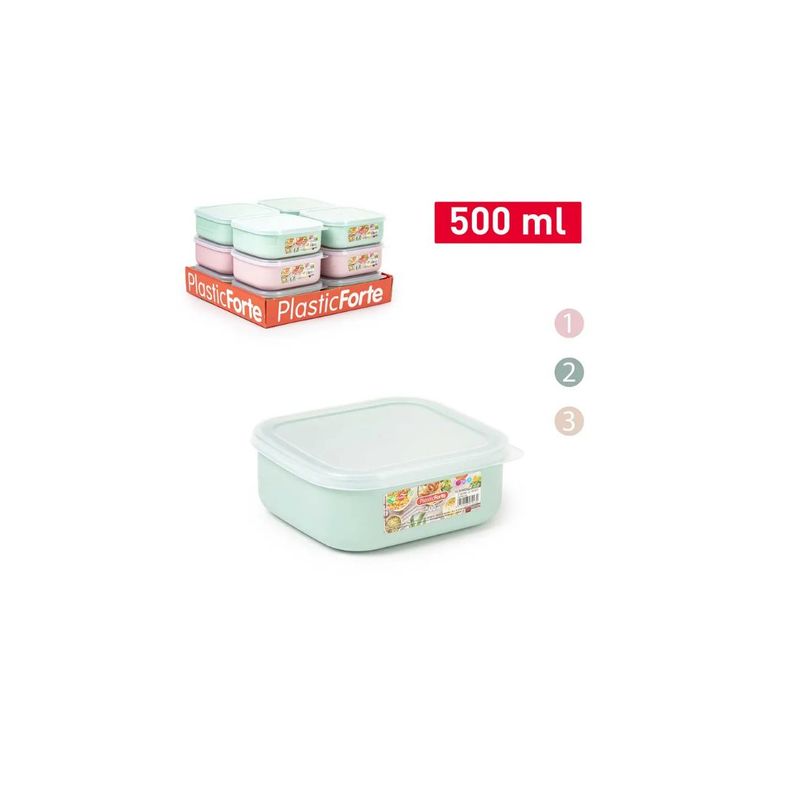 GENERICO - TUPPER PLASTICO DE 500ML
