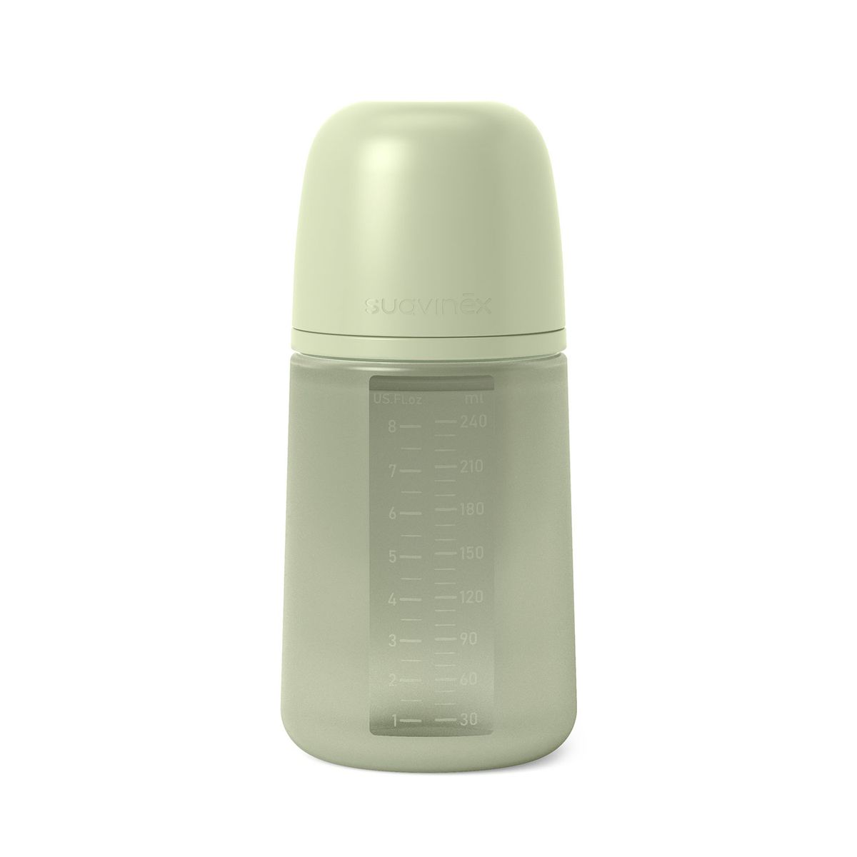 SUAVINEX - MAMADERA TETINA FISIOLÓGICA SXPRO 240ML COLOUR ESSENCE VERDE