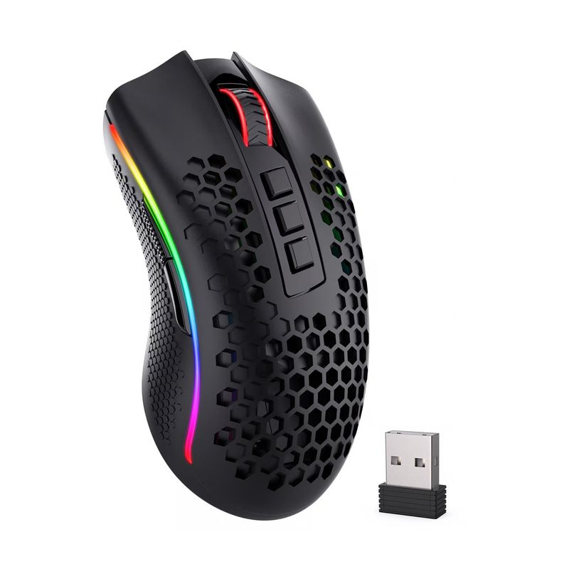REDRAGON - Mouse Gamer Redragon Storm Pro Black M808-KS RGB