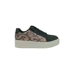 HERIEL - Zapatilla Negra Print Mujer