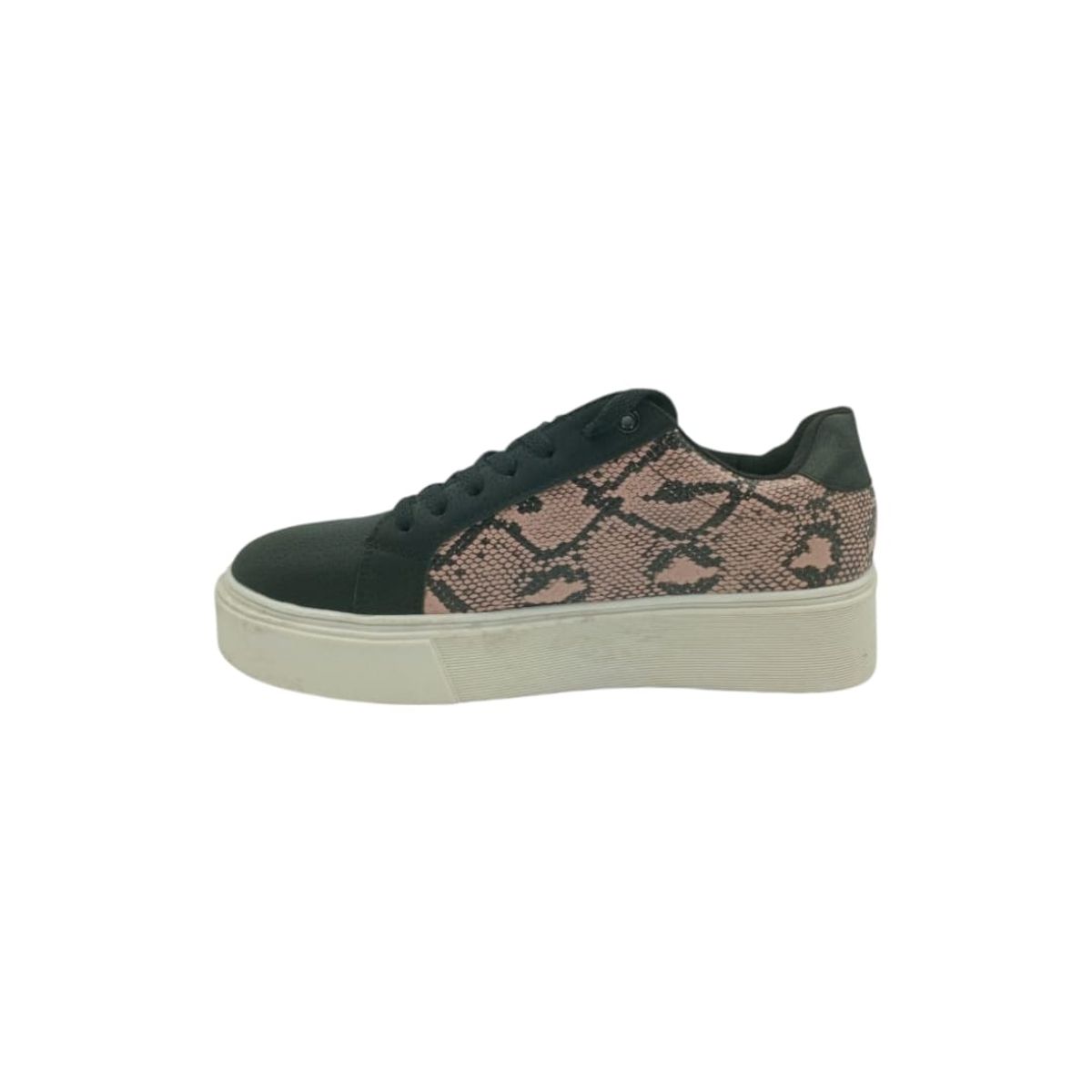 HERIEL - Zapatilla Negra Print Mujer