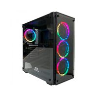 Gabinete Gamer Wheeljack Black GC-606BK RGB