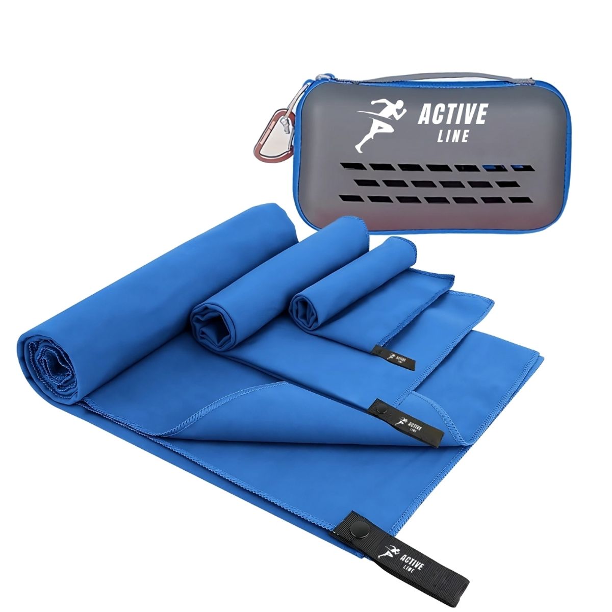 HAZ TU CLICK - Toalla Baño Viaje De Microfibra De Secado Rápido 3 Pcs