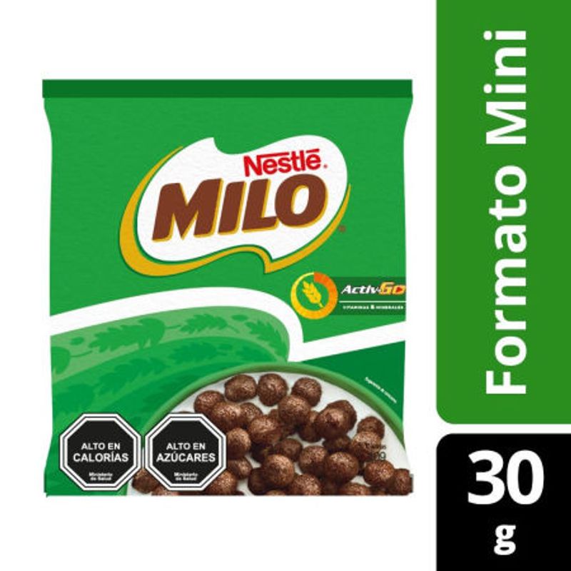 MILO - Cereal MILO 30g Sabor chocolate