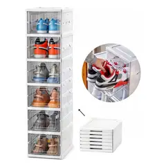 GENERICO - Organizador De Zapatos 6 Niveles Plegable Caja Organizadoras