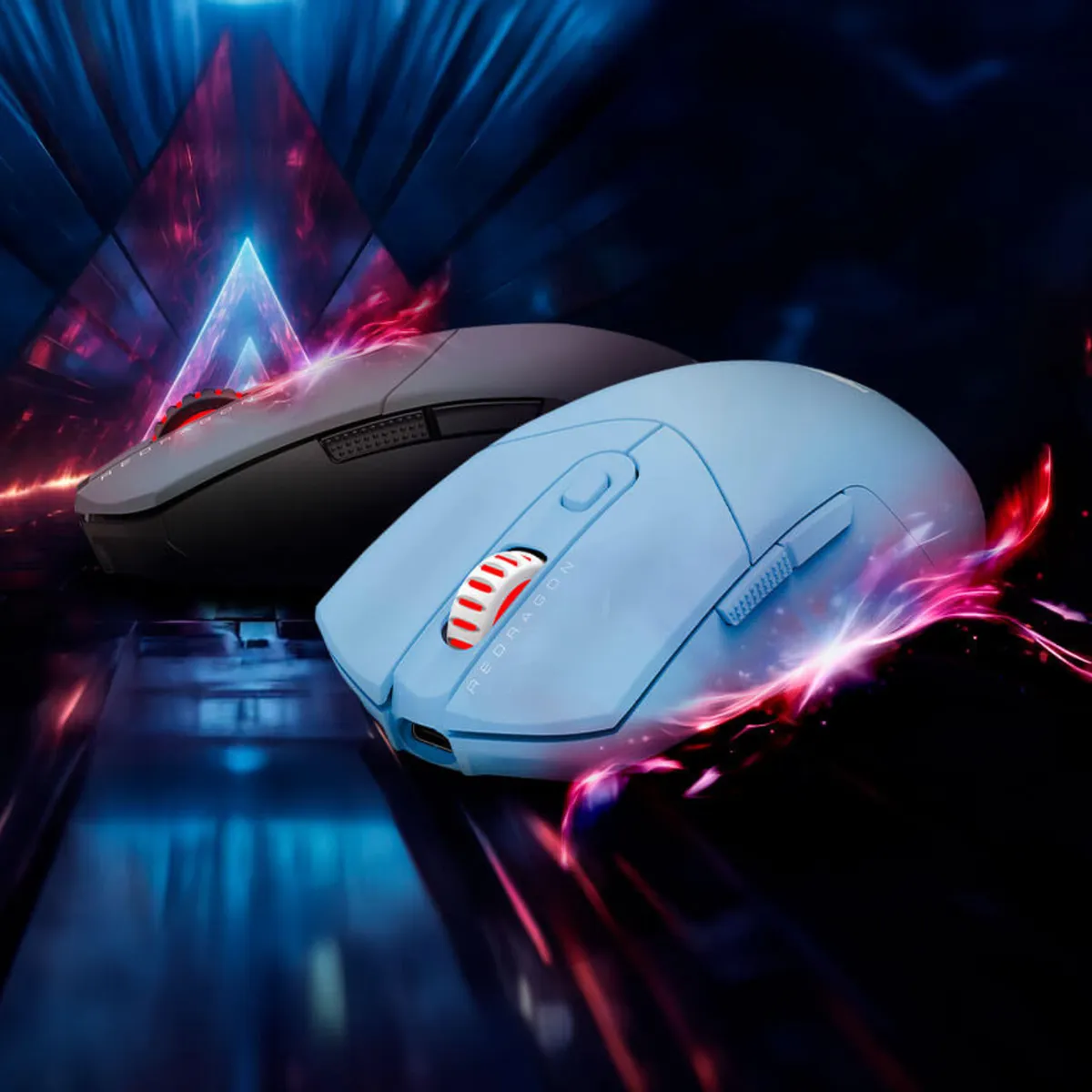REDRAGON - Mouse Gamer Redragon St4r Pro Inalámbrico Celeste