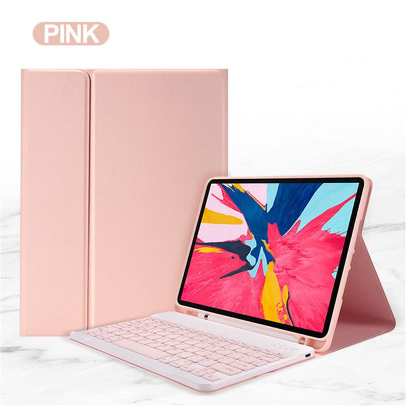 GENERICO - FUNDA ROSA CON TECLADO MAGNETICO PARA IPAD AIR 3RD