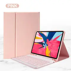 GENERICO - FUNDA ROSA CON TECLADO MAGNETICO PARA IPAD AIR 3RD