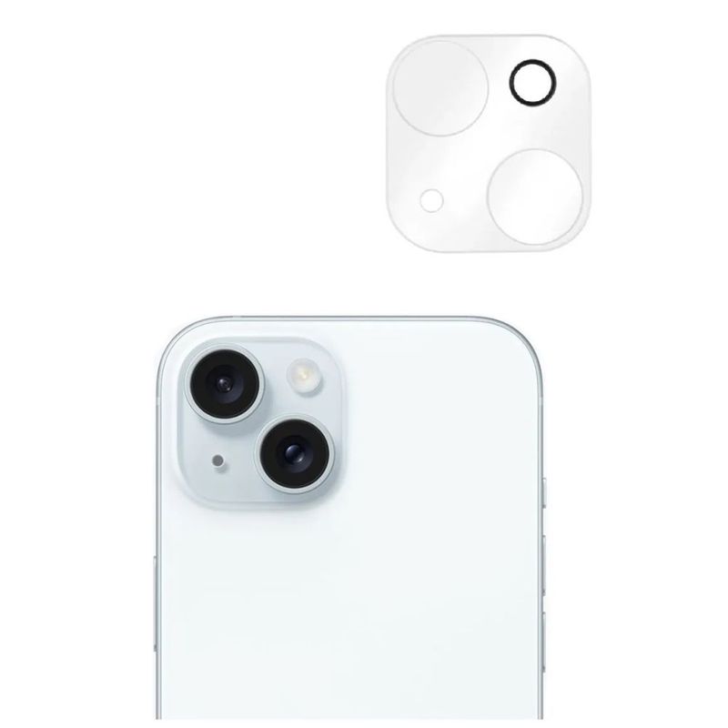 NUGLAS - Vidrio Protector Camara Para iPhone 15 / 15 Plus Nuglas 9h.