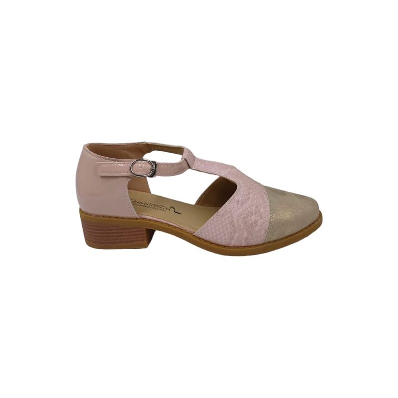 HERIEL - Zapato Rosa Bajo Mujer.