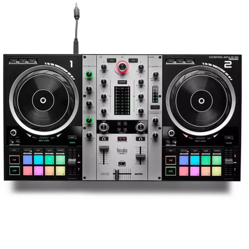 HERCULES - Controlador Dj Hercules Inpulse 500 Silver Edition