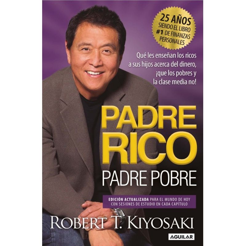 PENGUIN RANDOM HOUSE - Libro Padre Rico, Padre Pobre (Ed. 25º Aniversario)