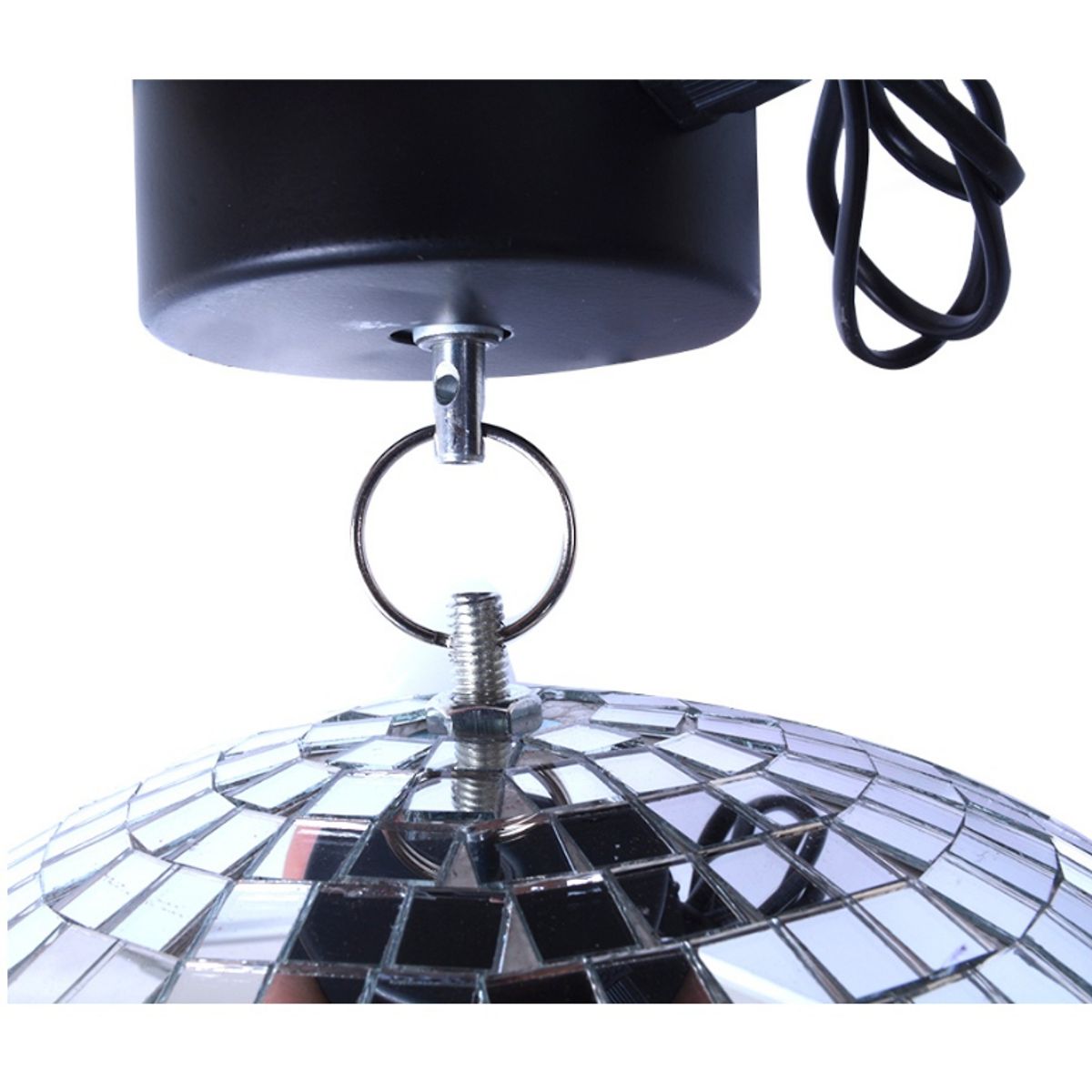 GENERICO - Bola Disco De Espejo De 8 Pulgadas Con Motor VLTG  EF-5033