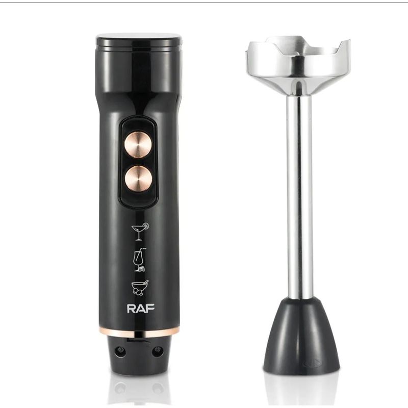 RAF - Licuadora Mixer inmersion de mano 4 cuchillas