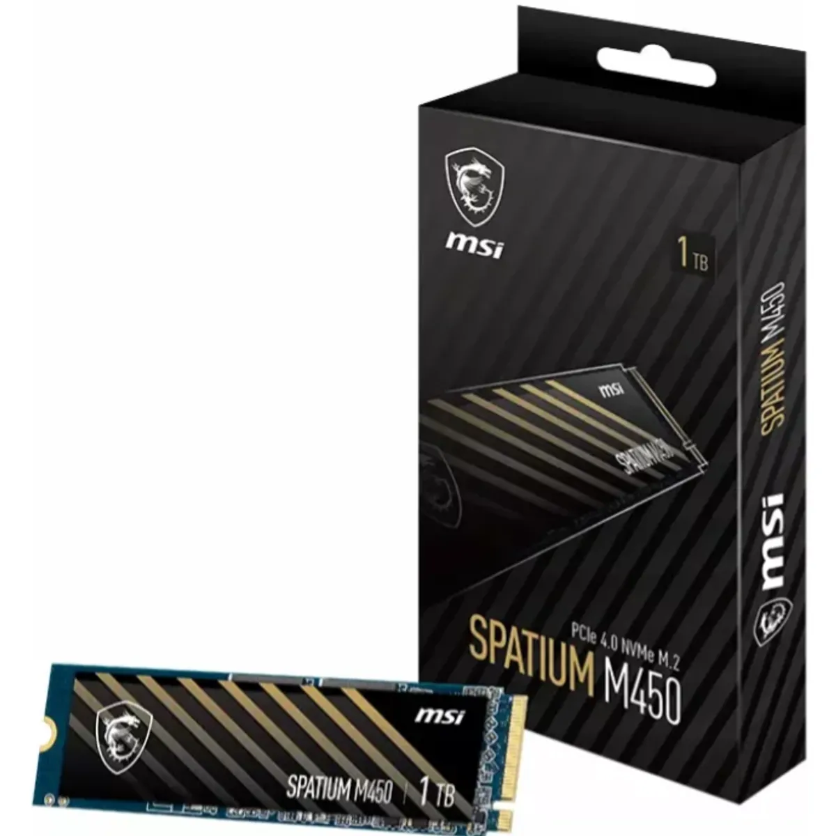 MSI - SSD M.2 (2280) - 1 TB - MSI Spatium M450 - NVMe PCIe 4.0 x4