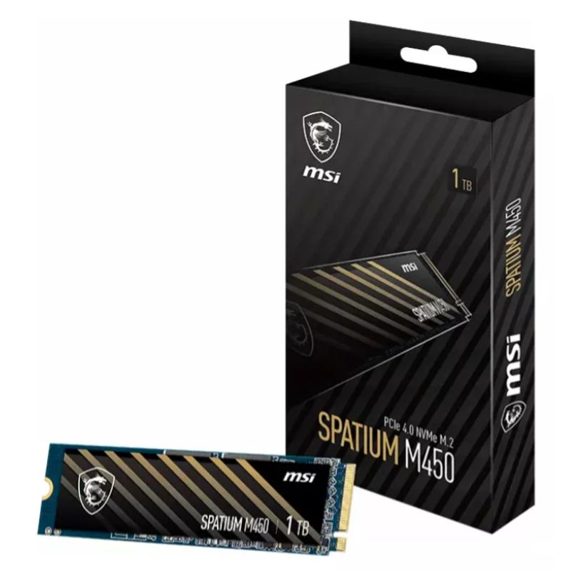 MSI - SSD M.2 (2280) - 1 TB - MSI Spatium M450 - NVMe PCIe 4.0 x4