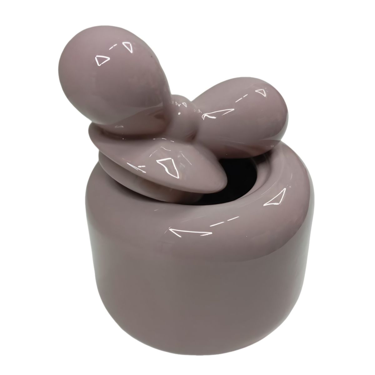 TODOK - Azucarera Beige de Porcelana con Tapa 400ML