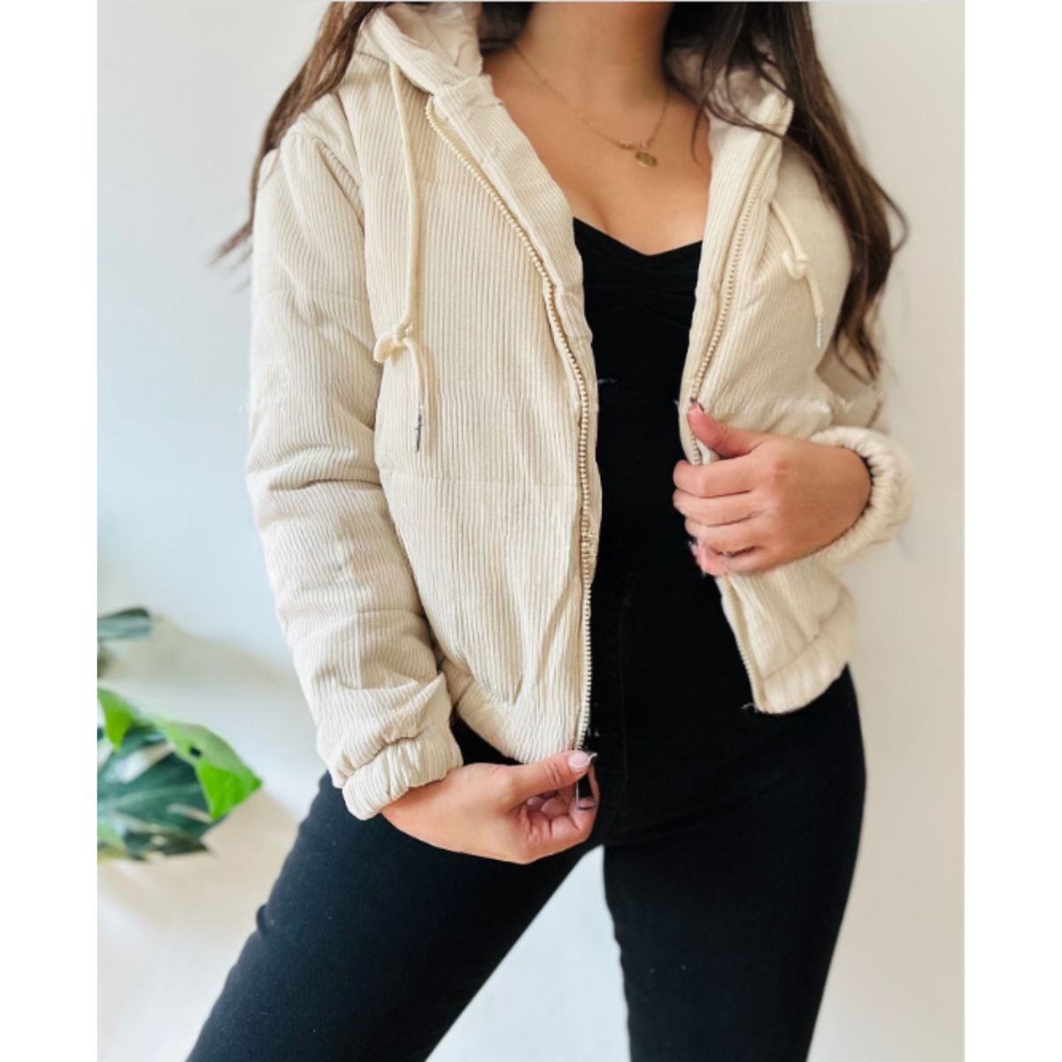 GENERICO - Chaqueta Mujer Puffa Invierno Excelente Calidad Tipo Cotele 6094