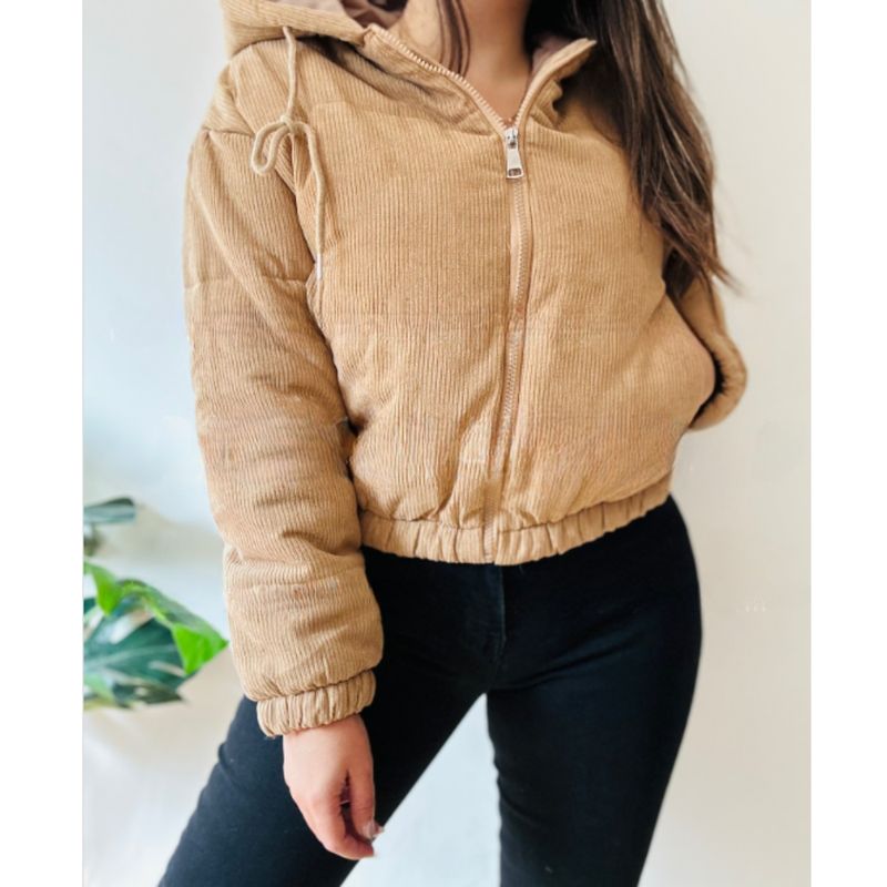 MPROPIA - Chaqueta Mujer Puffa Invierno Excelente Calidad Tipo Cotele 6094.