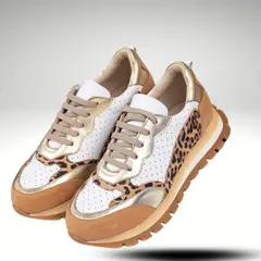 ANNY OUTFITS - Zapatillas Cari Chita 100% Cuero y Gamuza
