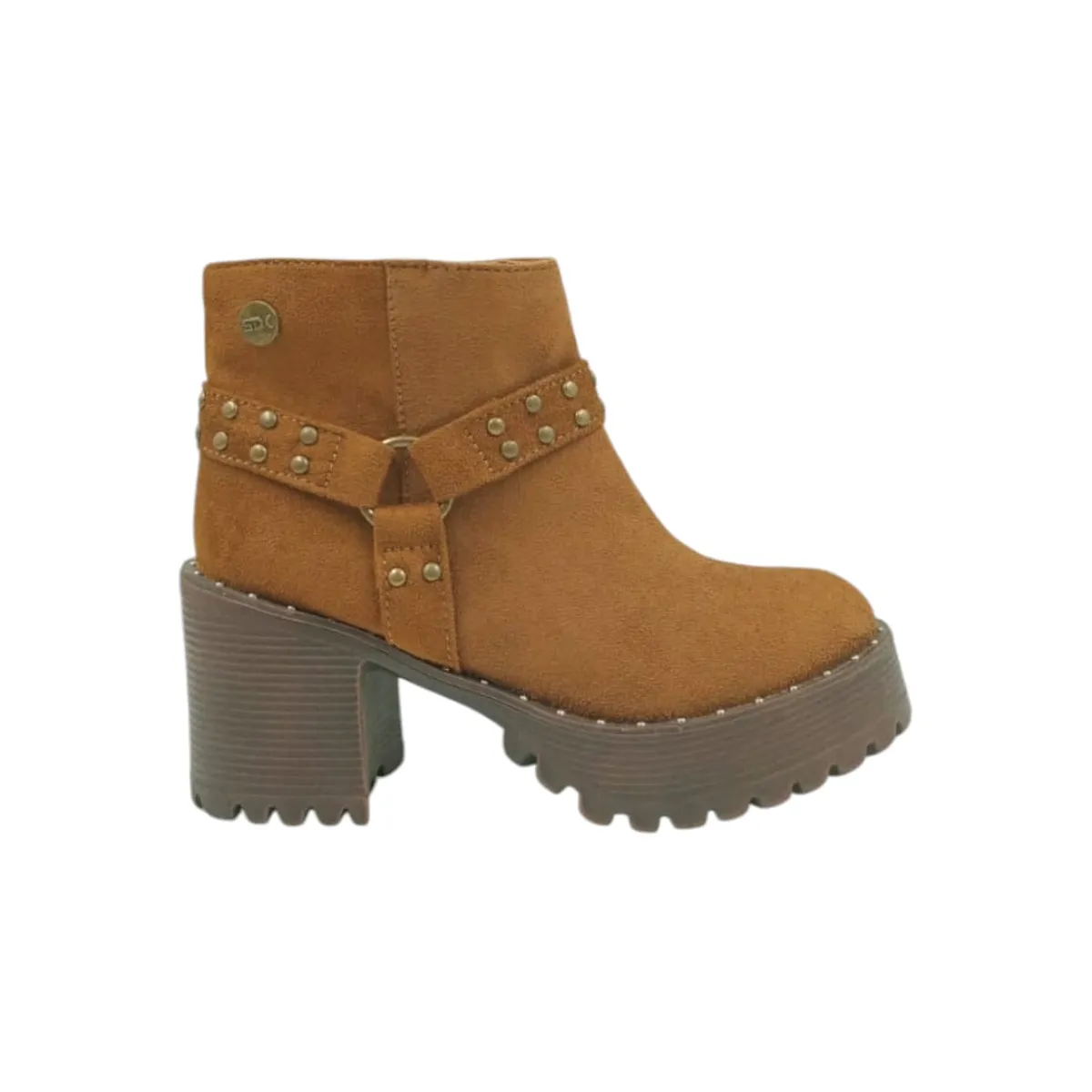 HERIEL - Botin Café Plataforma Mujer