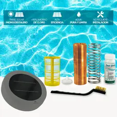 HOMECLAF - Ionizador Solar para limpieza y mantención de Piscina