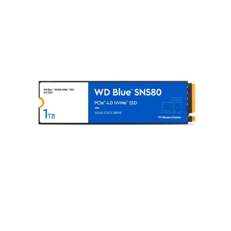 WESTERN DIGITAL - SSD M.2 (2280) - 1 TB - Western Digital Blue SN580 - PCIe 4.0 x4.
