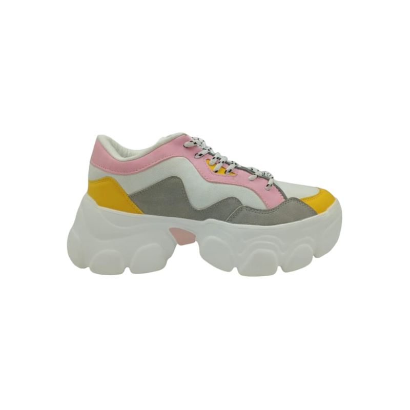 HERIEL - Zapatilla Multicolor Plataforma.