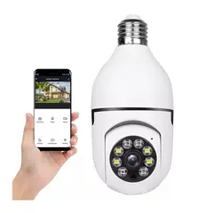 GENERICO - Cámara IP 360° Ampolleta motorizada Full HD Panorámica