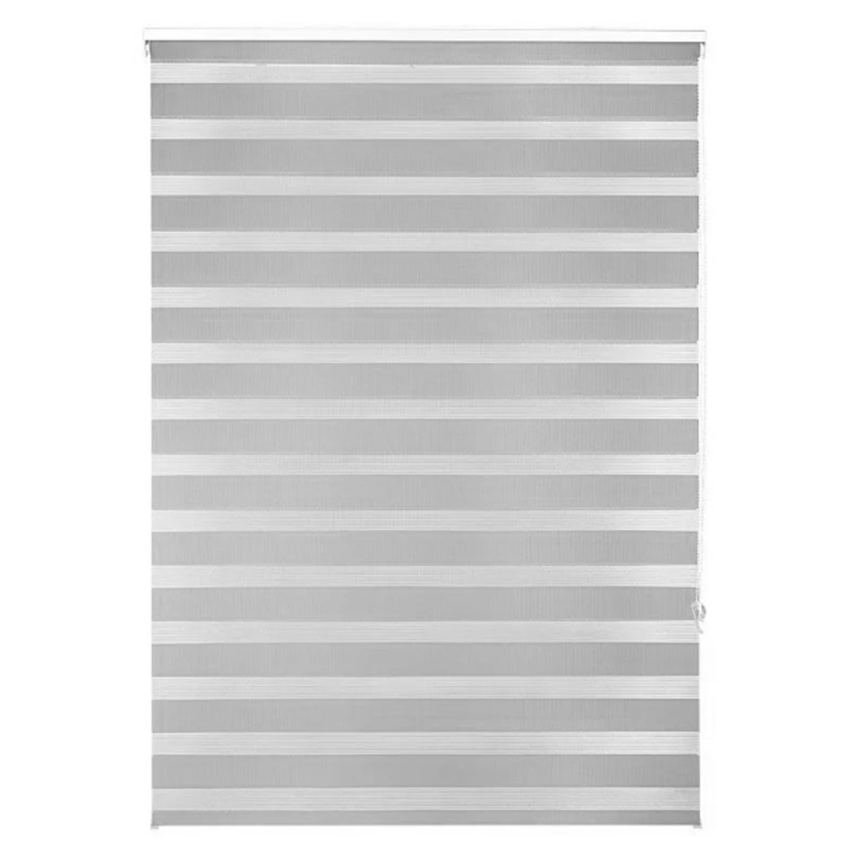 GENERICO - Cortina Roller Duo Zebra Dia Y Noche 60x200cm Gris