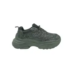 HERIEL - Zapatilla Negra Plataforma Mujer