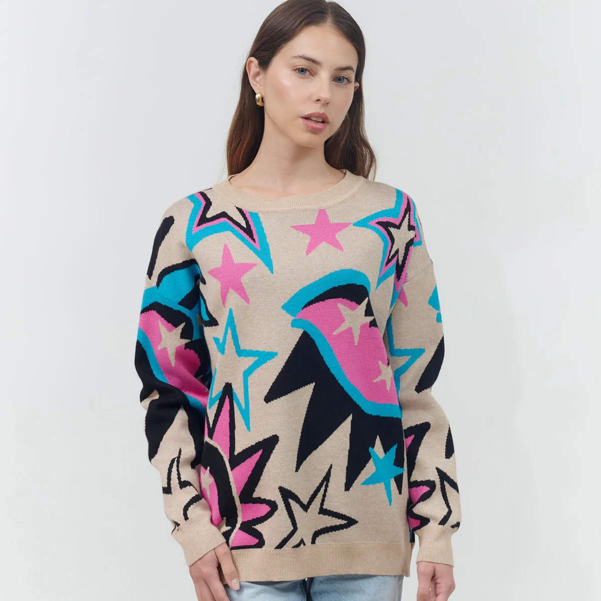 GUINDA - Sweater en colores vibrantes Mavi Guinda