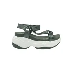 HERIEL - Sandalia Negra Plataforma Mujer