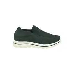 HERIEL - Zapatilla Negra Textil Mujer.