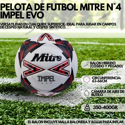 Imagen 2 del producto Balon Futbol Pelota N° 4 impel evo entrenamiento