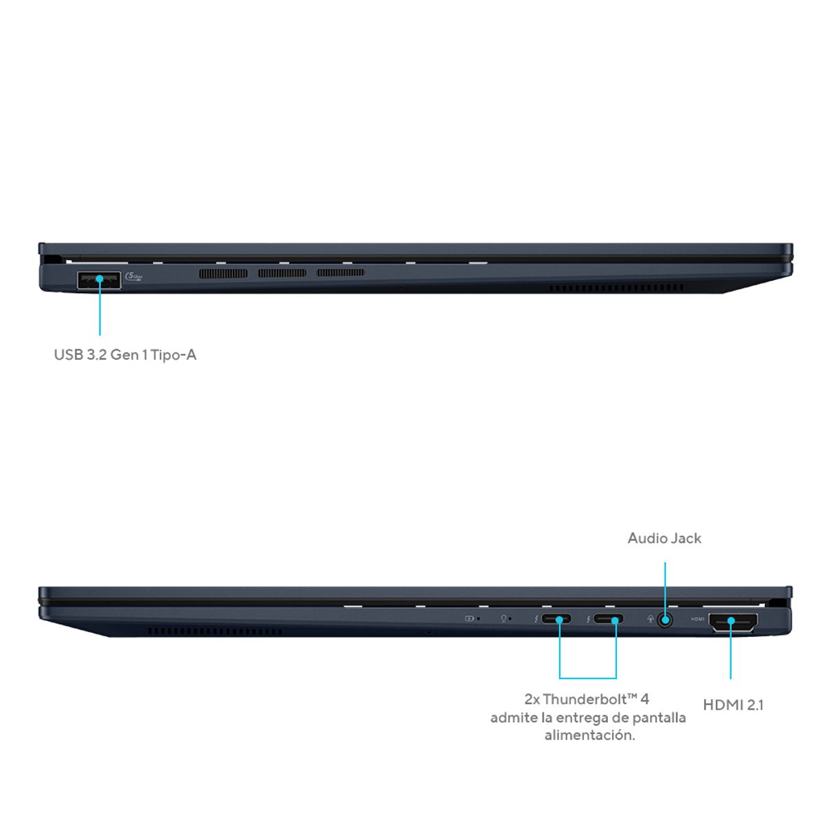 ASUS - Notebook ASUS Zenbook 14 Intel Core Ultra 9 32GB RAM 1TB SSD OLED Touch 14"