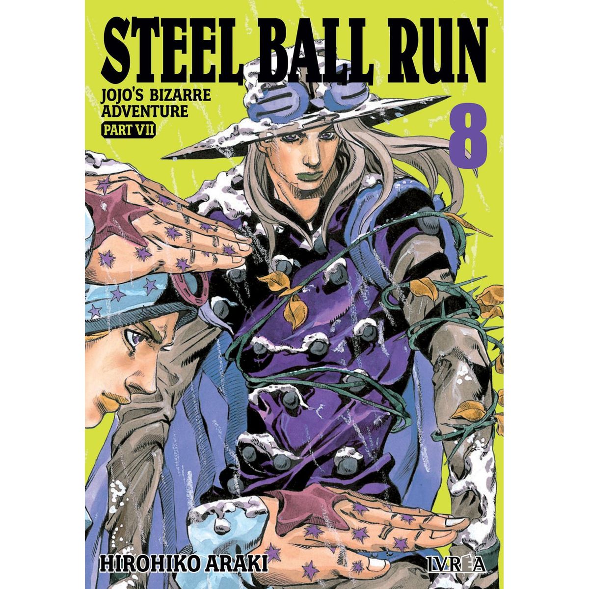 IVREA - Manga Jojo's Bizarre Adventure Parte 7: Steel Ball Run 08 Ivrea Argentina