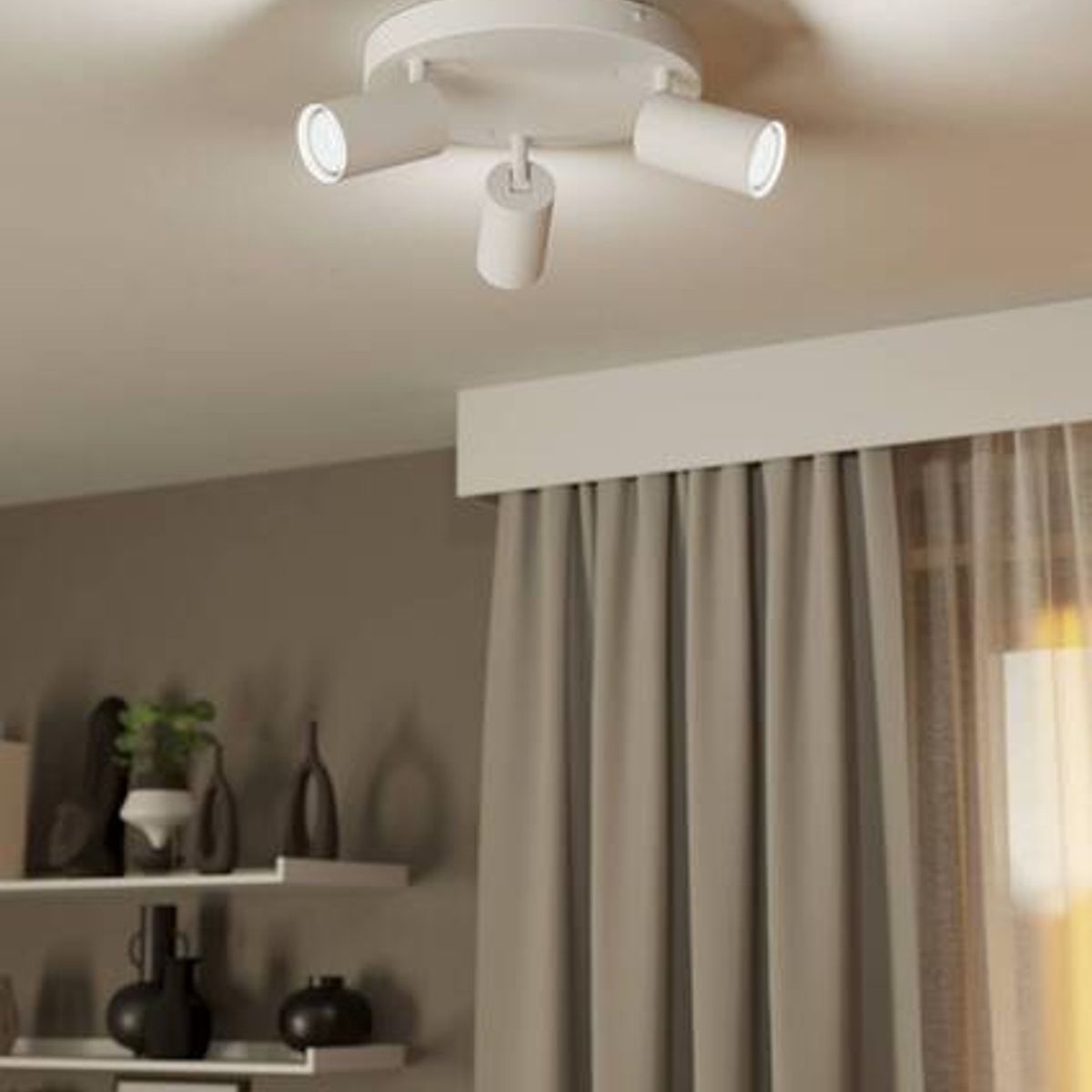 EGLO - Aplique De Techo Telimbela-z Led Gu10 3x5w Smart Bluetooth