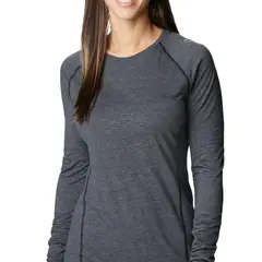 GARSIL - Camiseta Primera Capa Mujer Termica Algodon Negro Entrenamiento.-